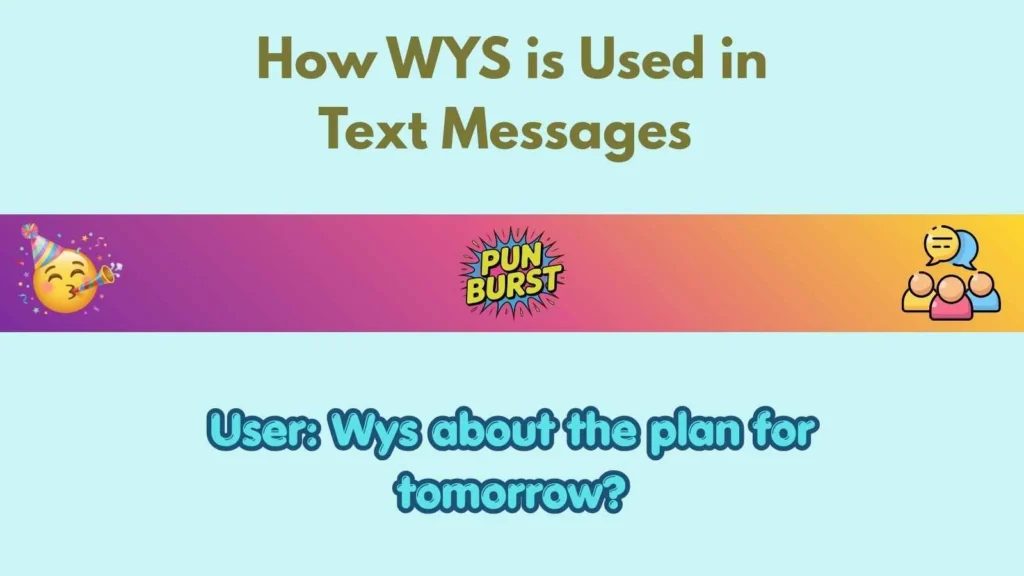 How WYS is Used in Text Messages 💬