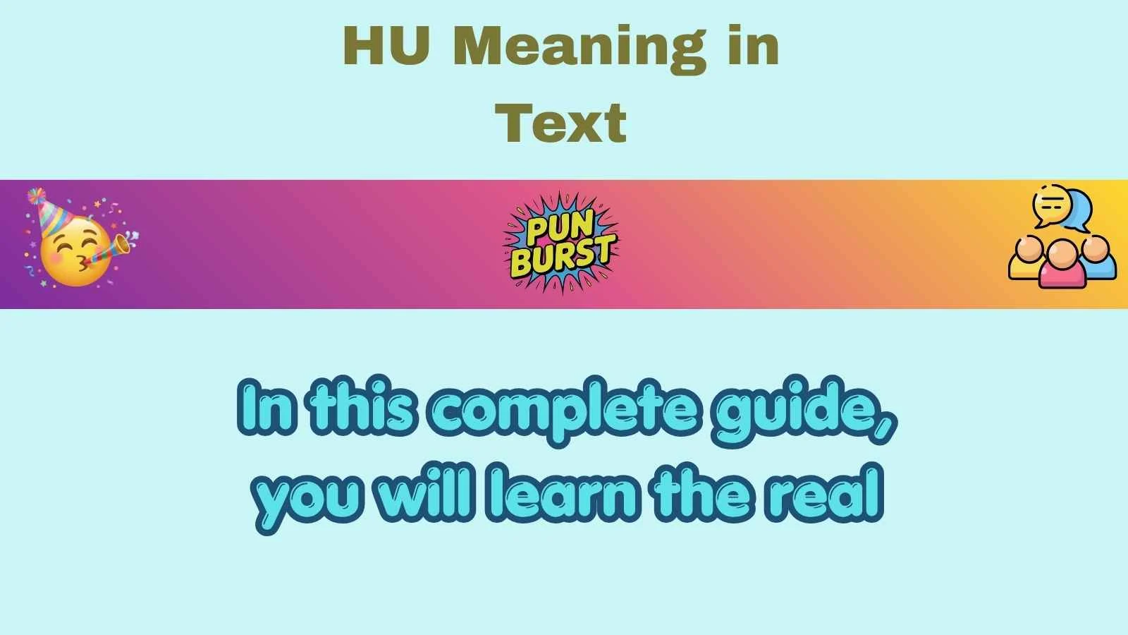 HU Meaning in Text