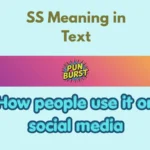SS Meaning in Text