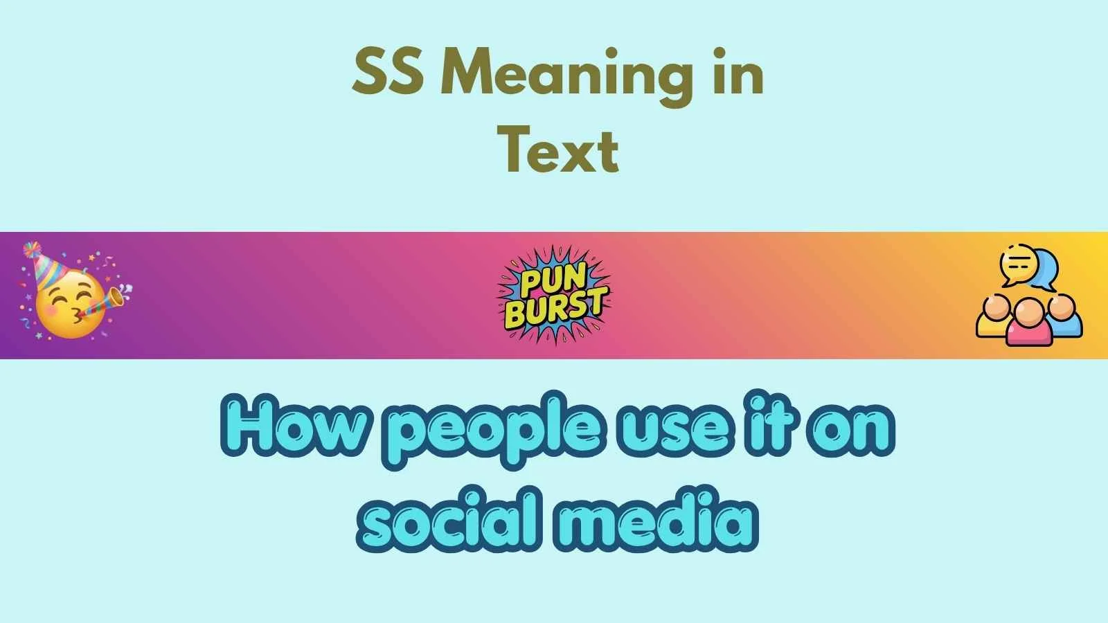 SS Meaning in Text