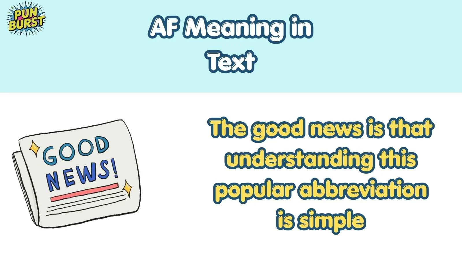 AF Meaning in Text