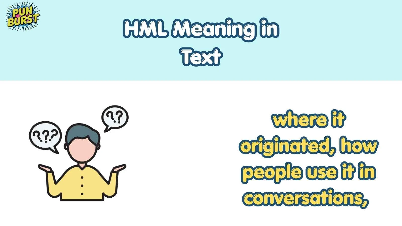 HML Meaning in Text