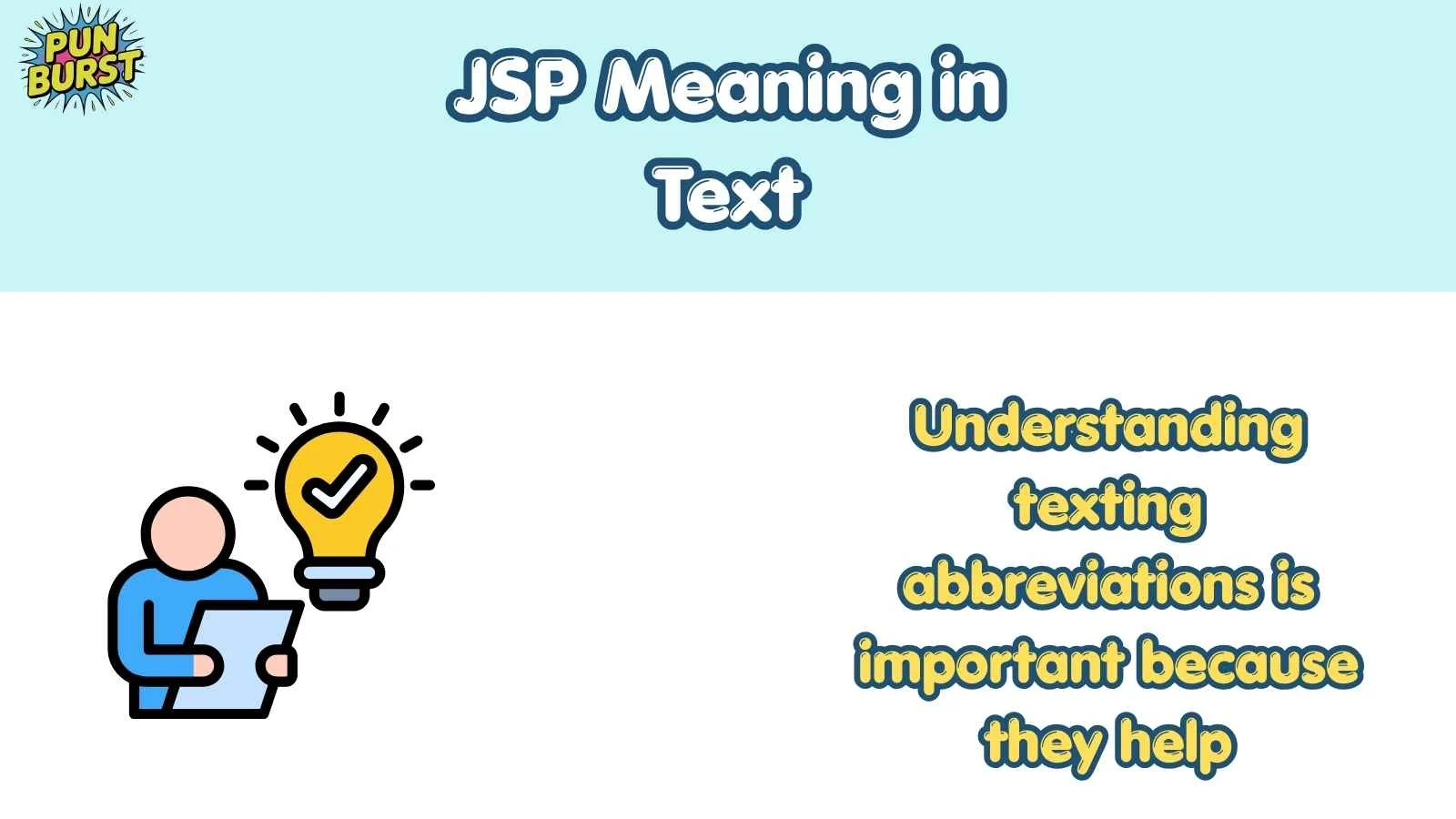 JSP Meaning in Text