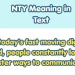 NTY Meaning in Text